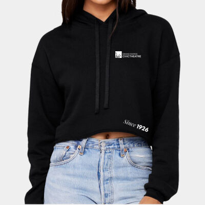 Women's Sponge Fleece Cropped Fleece Hoodie Thumbnail