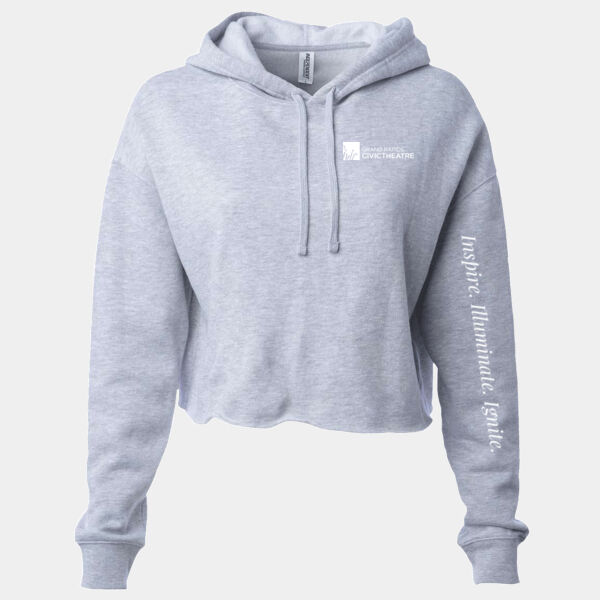 Women’s Lightweight Crop Hooded Sweatshirt Thumbnail