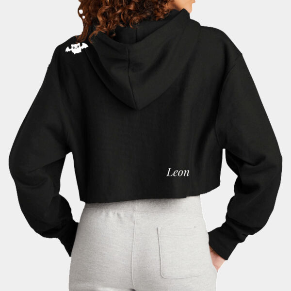 Women's Reverse Weave ® Cropped Cut Off Hooded Sweatshirt 2 Thumbnail